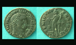 Licinius I, Follis, Genio Imperatoris, Cyzicus Mint, SOLD!